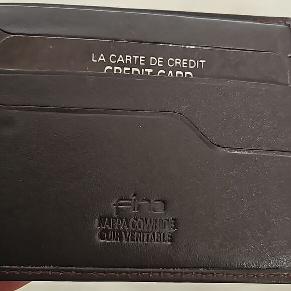 Oakton Men's Fina Wallet Dark Brown - Picture 8 of 16